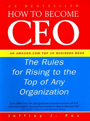 cover image of How to Become Ceo